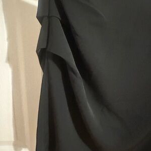 Off Black silky, banana republic miniskirt